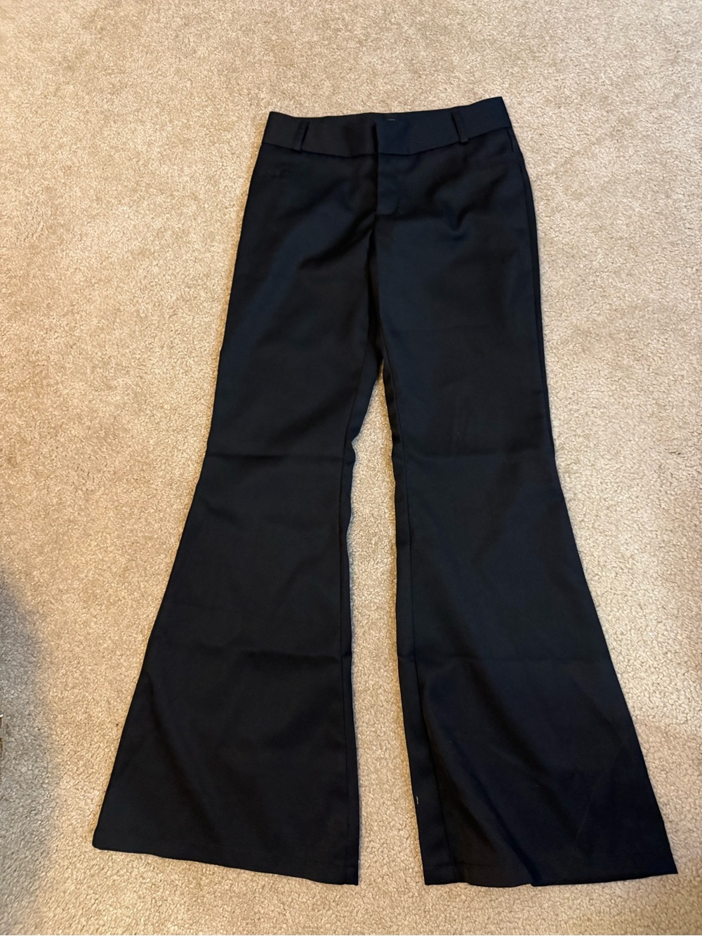 Ultra-Stretch Ponte Bootcut Pants Black Size S